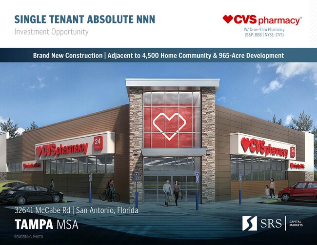 Plus de détails pour 32641 McCabe Rd, San Antonio, FL - Commerce de détail à vendre