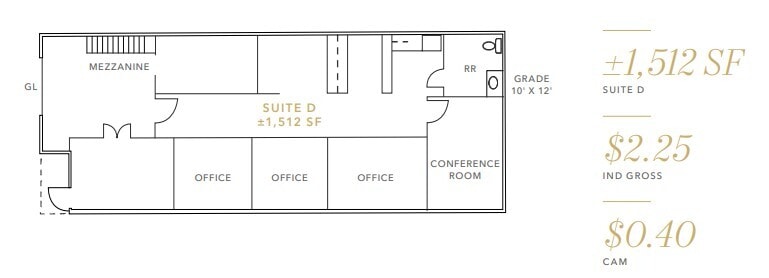 1610 Dell Ave, Campbell, CA à louer Plan d’étage- Image 1 de 1