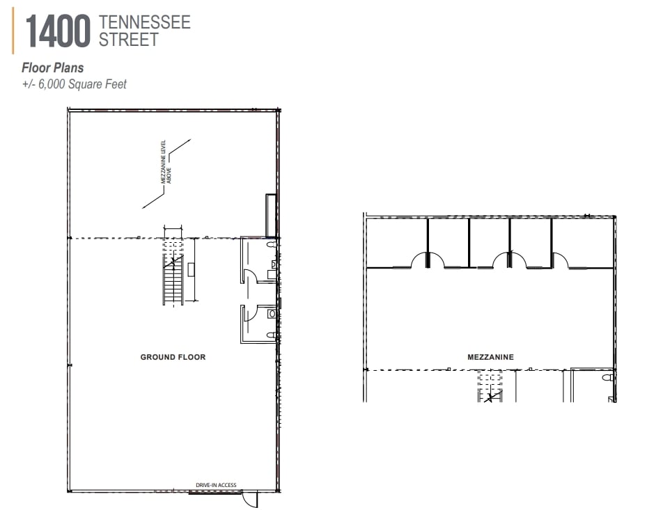 1400 Tennessee St, San Francisco, CA for lease Floor Plan- Image 1 of 1