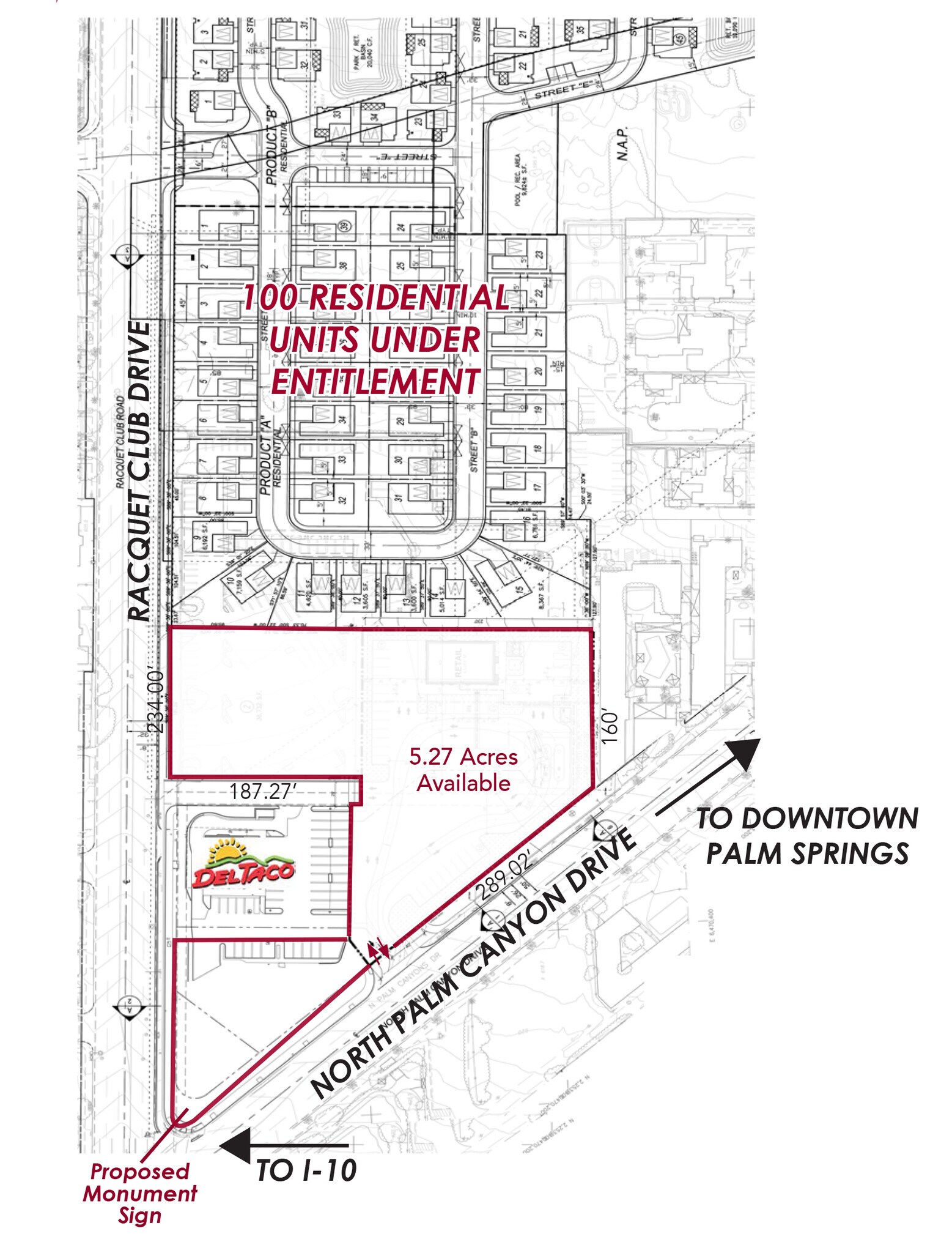 Palm Canyon Dr & Racquet Club Dr, Palm Springs, CA à vendre Photo du bâtiment- Image 1 de 1