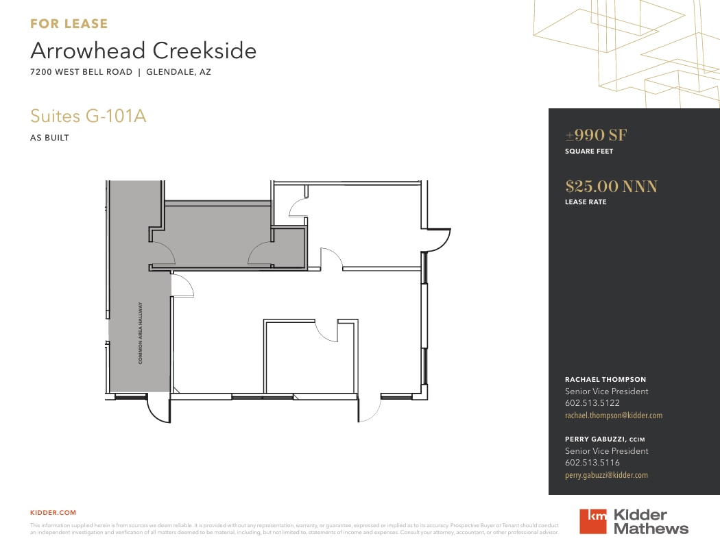 7200 W Bell Rd, Glendale, AZ à louer Plan d’étage- Image 1 de 1