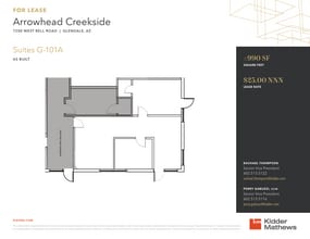 7200 W Bell Rd, Glendale, AZ à louer Plan d’étage- Image 1 de 1