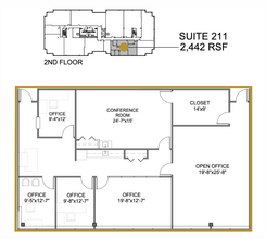 150 Riverside Pky, Fredericksburg, VA à louer Plan d  tage- Image 1 de 1