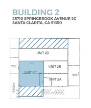 25545-25710 Springbrook Ave, Santa Clarita, CA à louer Plan d  tage- Image 2 de 3