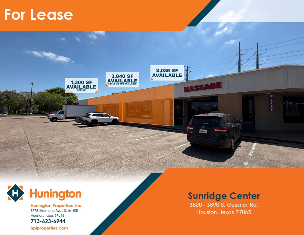3800-3890 S Gessner Dr, Houston, TX for lease Primary Photo- Image 1 of 2