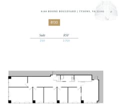 8100 Boone Blvd, Vienna, VA for lease Floor Plan- Image 1 of 1