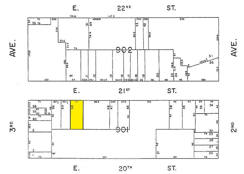 210 E 21st St, New York, NY à louer - Plan cadastral - Image 2 de 5