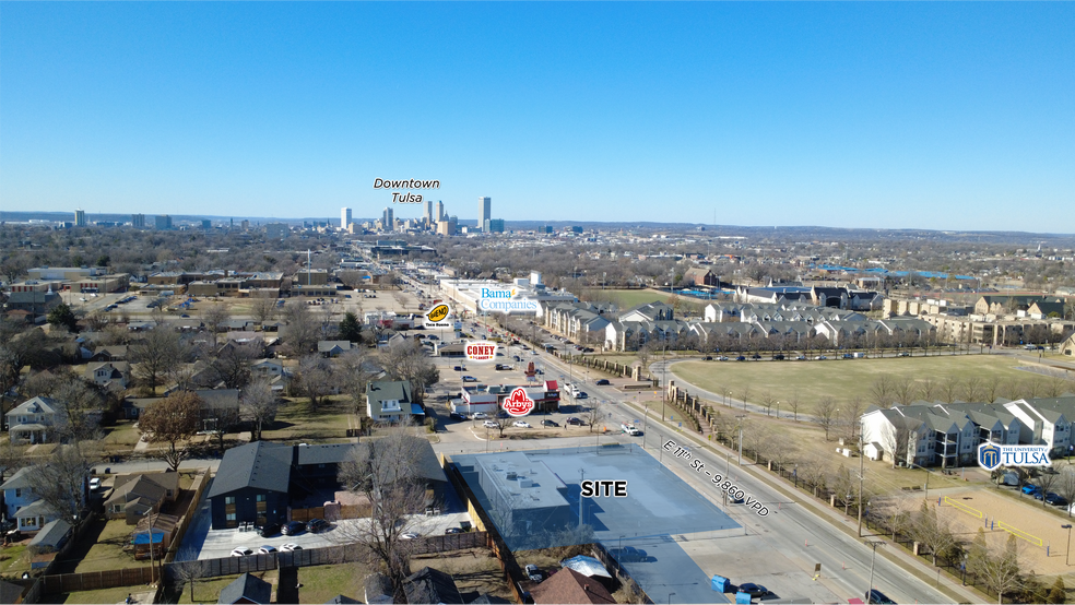 3008 E 11th St, Tulsa, OK à louer - Photo du bâtiment - Image 3 de 7