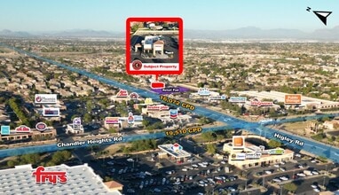 6225 S Higley Rd, Gilbert, AZ - AÉRIEN  Vue de la carte