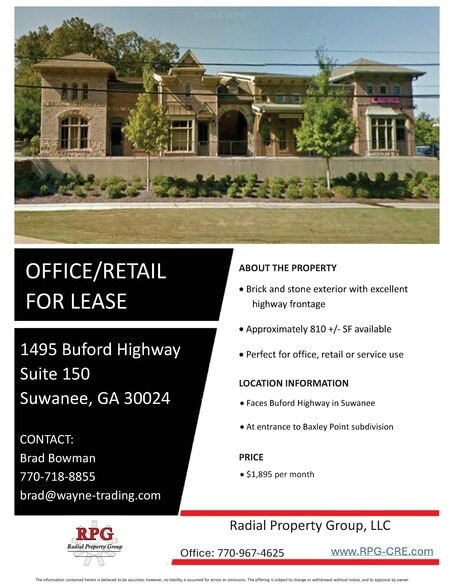 1495 Buford Hwy, Suwanee, GA for sale - Building Photo - Image 3 of 4