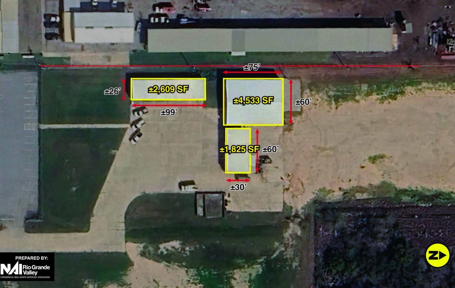 2118 Vo Tech, Weslaco, TX for lease - Aerial - Image 2 of 3