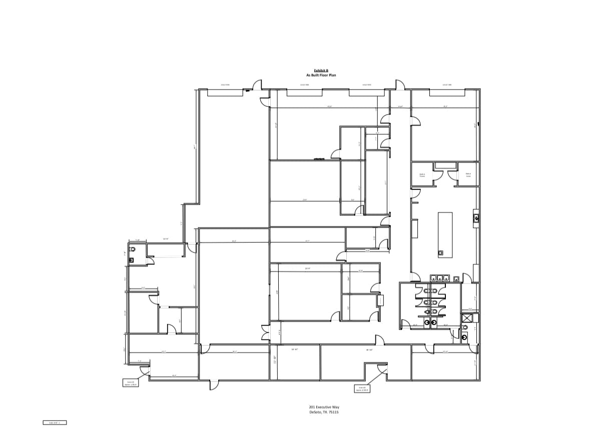 201 Executive Way, DeSoto, TX for lease Floor Plan- Image 1 of 1