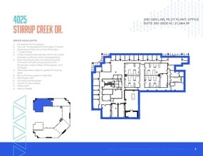 4016-4025 Stirrup Creek Dr, Durham, NC for lease Floor Plan- Image 1 of 1