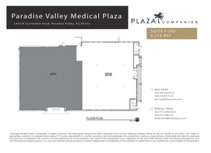 5410 N Scottsdale Rd, Paradise Valley, AZ for lease Floor Plan- Image 1 of 3