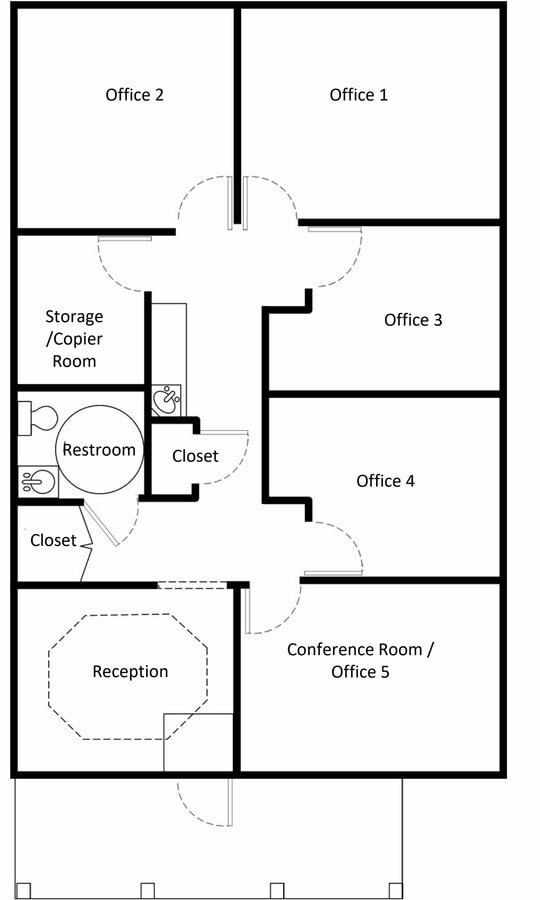 3457 Lawrenceville Suwanee Rd, Suwanee, GA 30024 - Unité B -  - Plan d’étage - Image 1 of 4