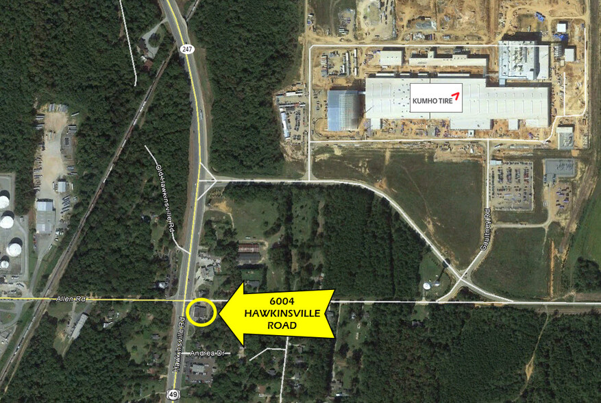 6004 Hawkinsville Rd, Macon-Bibb, GA for lease - Building Photo - Image 2 of 9