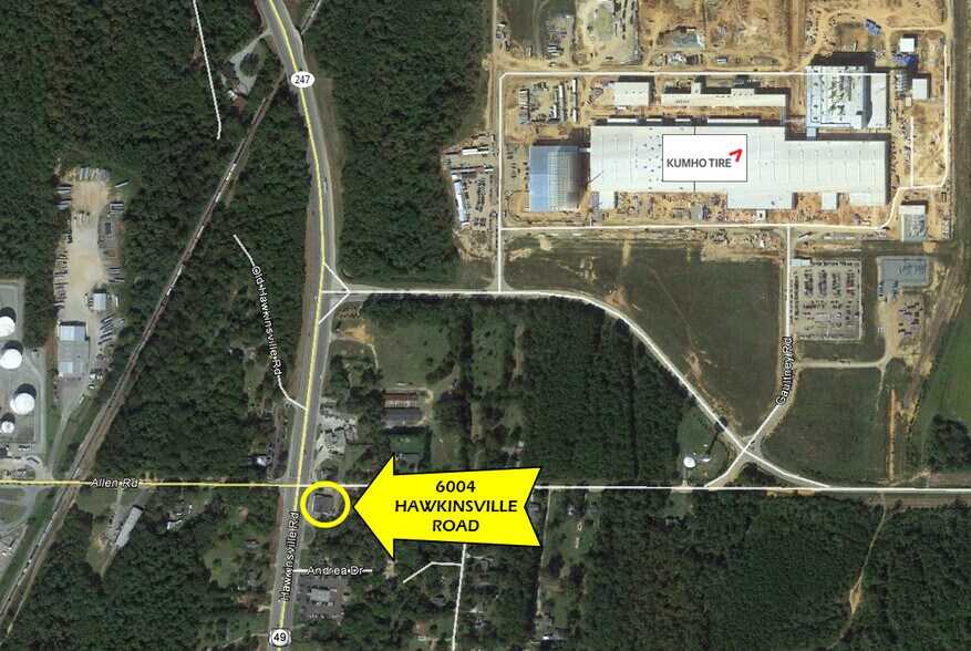 6004 Hawkinsville Rd, Macon-Bibb, GA à louer - Photo du bâtiment - Image 2 de 9