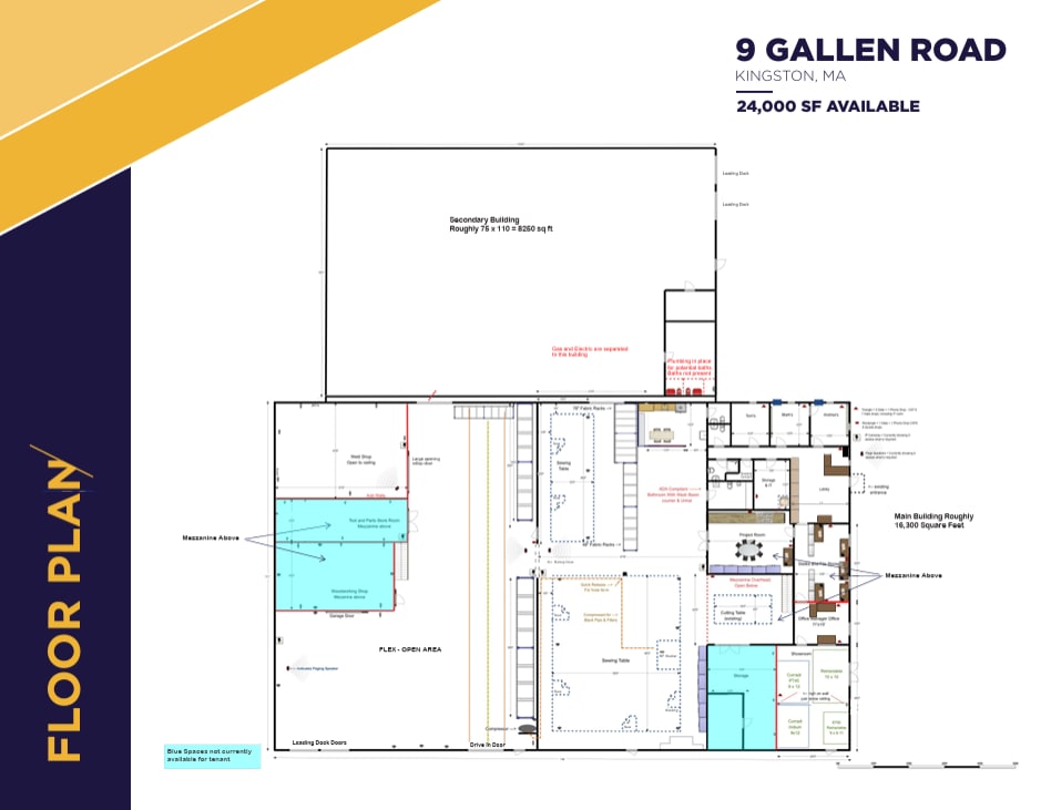 9 Gallen Rd, Kingston, MA for lease Floor Plan- Image 1 of 1