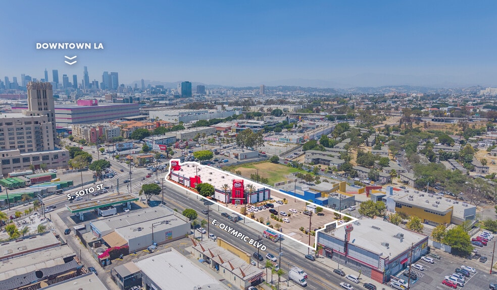 2701-2711 E Olympic Blvd, Los Angeles, CA for sale - Aerial - Image 3 of 8