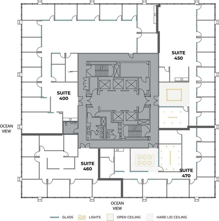 620 Newport Center Dr, Newport Beach, CA à louer Plan d’étage- Image 1 de 5