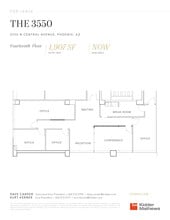 3550 N Central Ave, Phoenix, AZ à louer Plan d’étage- Image 1 de 1