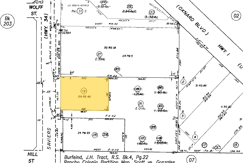 1258 Saviers Rd, Oxnard, CA à vendre - Plan cadastral - Image 2 de 7