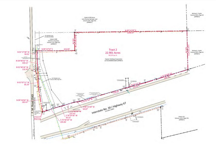 NEC I-30 & FM 549, Rockwall, TX à louer - Plan de site - Image 2 de 2
