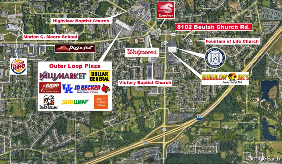 8102 Beulah Church Rd, Louisville, KY à vendre - Photo du bâtiment - Image 3 de 3