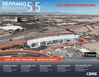 More details for 515 N Gibson Rd, Henderson, NV - Industrial for Lease