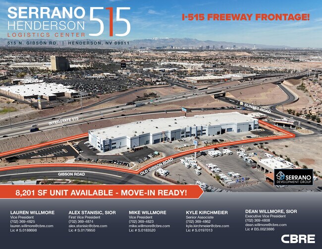 More details for 515 N Gibson Rd, Henderson, NV - Industrial for Lease
