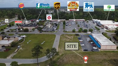 O Old Richmond Road, Port Wentworth, GA - AÉRIEN Vue de la carte - Image1