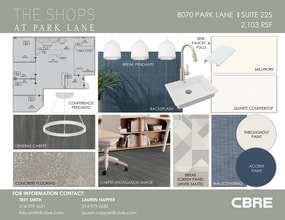 8080 Park Ln, Dallas, TX à louer Plan d’étage- Image 1 de 1