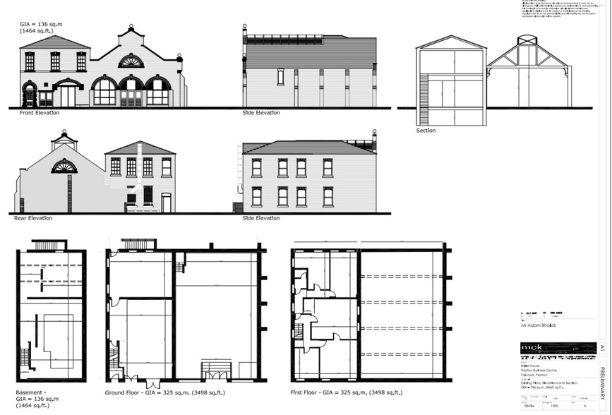Bhailok Sq, Preston à louer - Plan d’étage - Image 2 de 2