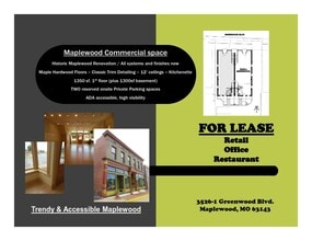 3526 Greenwood Blvd, Maplewood, MO for lease Interior Photo- Image 2 of 11