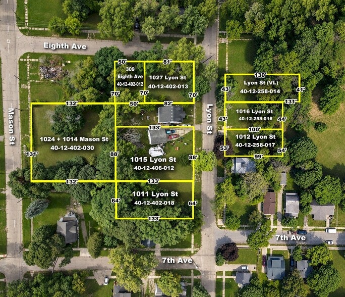 Lyon St, Flint, MI for sale - Site Plan - Image 2 of 2