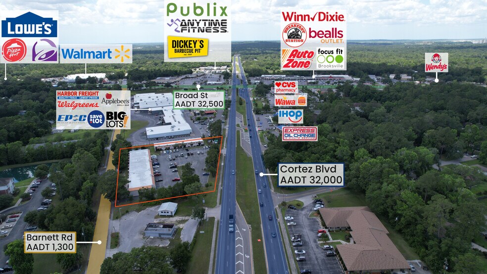 20150-20186 Cortez Blvd, Brooksville, FL à louer - Photo du bâtiment - Image 2 de 10