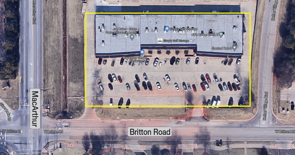 5801 W Britton Rd, Oklahoma City, OK à vendre - Aérien - Image 2 de 7