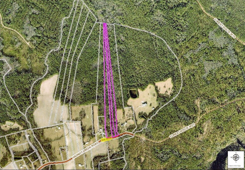 0 Hadnot Creek Road, Swansboro, NC for sale Aerial- Image 1 of 2