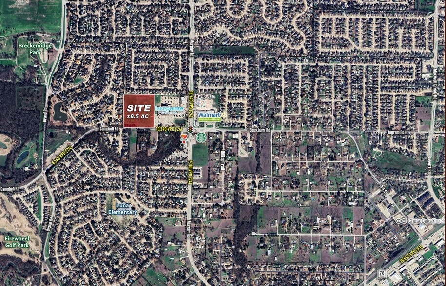 NWQ Campbell Rd & Murphy Rd, Garland, TX for sale - Building Photo - Image 1 of 2