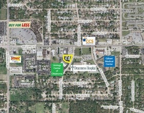 2375 N Thompkins Ave, Bethany, OK - AERIAL map view