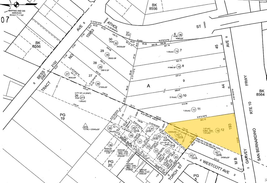 12819 Garvey Ave, Baldwin Park, CA à louer - Plan cadastral - Image 2 de 2