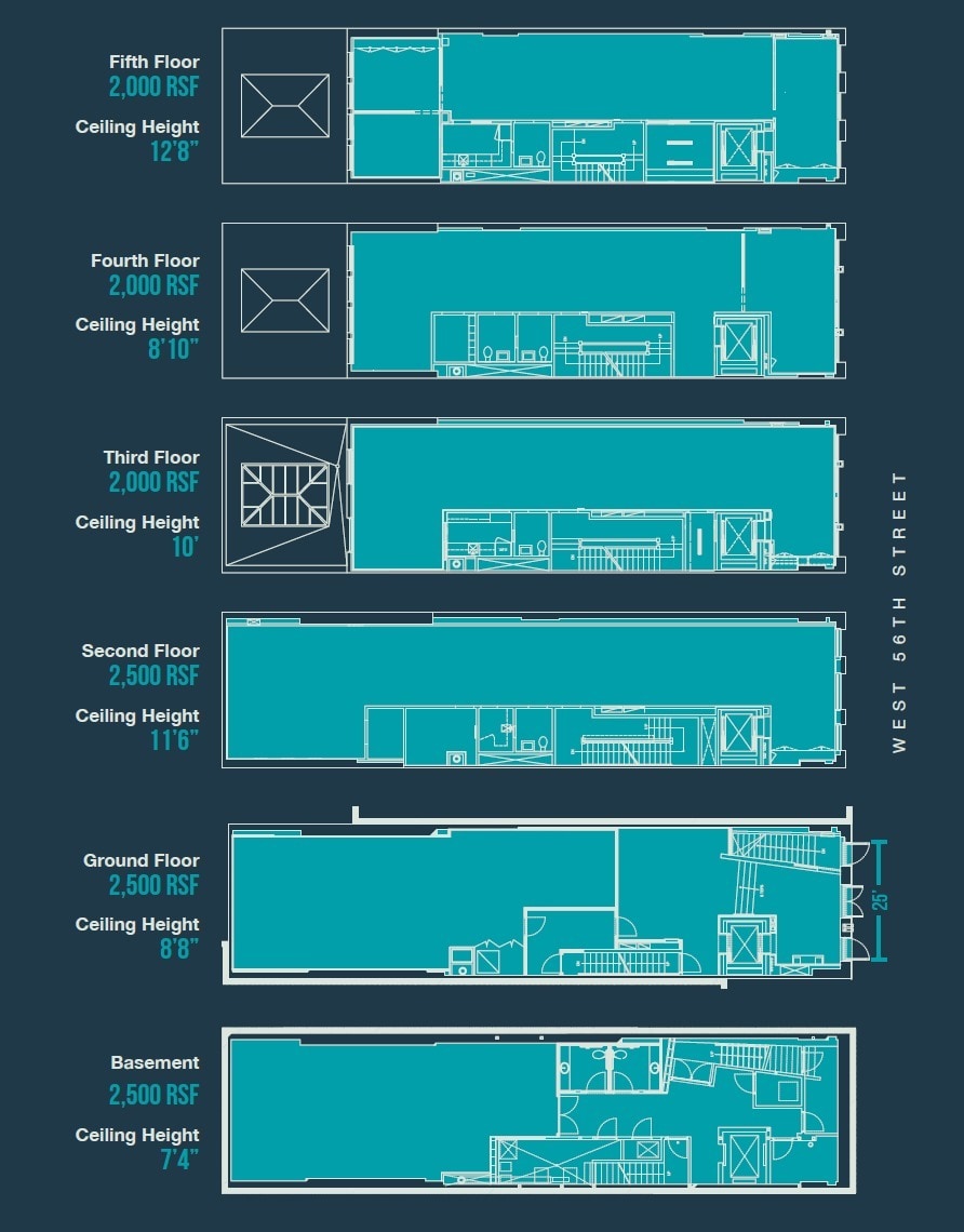 41 W 56th St, New York, NY for sale Floor Plan- Image 1 of 4