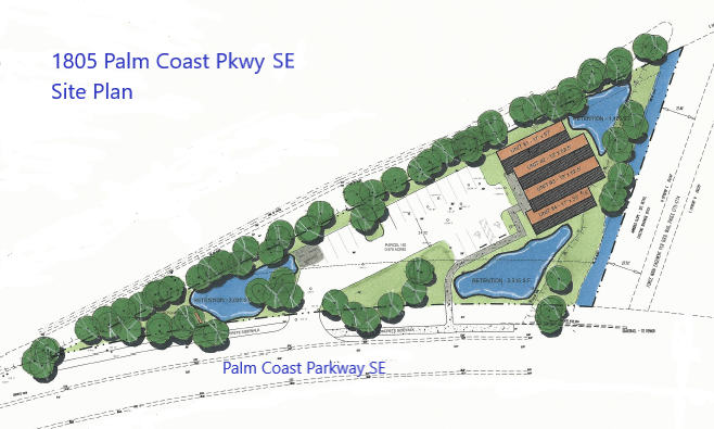 1805 SE Palm Coast Pky, Palm Coast, FL for sale - Site Plan - Image 1 of 3