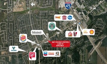 630-650 FM 517 Rd W, Dickinson, TX - Aerial map view