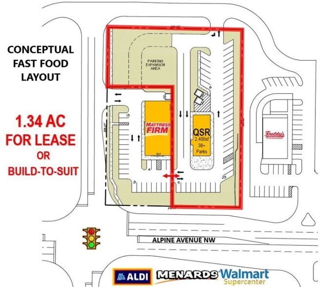 4048 Alpine Ave NW, Comstock Park, MI for lease - Building Photo - Image 2 of 4