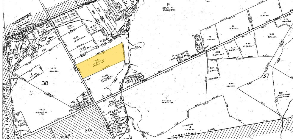 98 Ark Rd, Lumberton, NJ à louer - Plan cadastral - Image 2 de 4