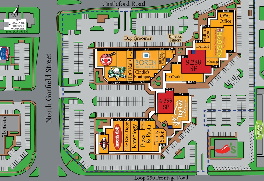 4610 N Garfield St, Midland, TX à louer - Plan de site - Image 1 de 33