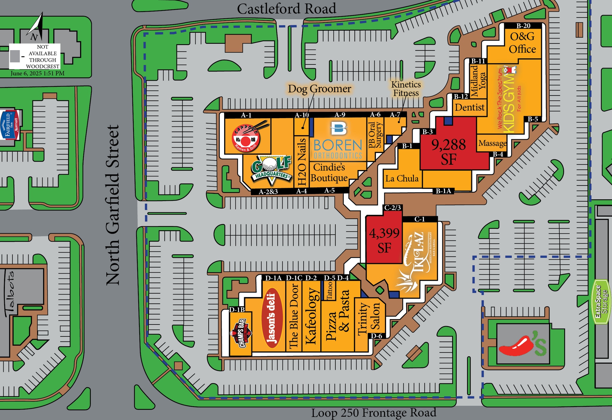 4610 N Garfield St, Midland, TX for lease Site Plan- Image 1 of 34