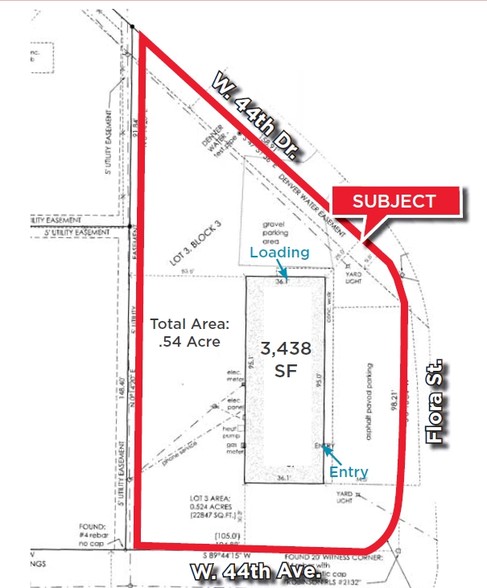 14335 W 44th Ave, Golden, CO à vendre - Plan de site - Image 1 de 1