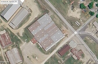 131 N Ennis St, Sylvania, GA - Aerial map view